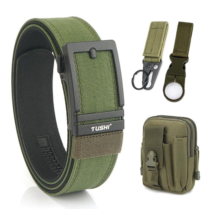 VATLTY New Men's Military Tactical Outdoor Casual Belt Automatic