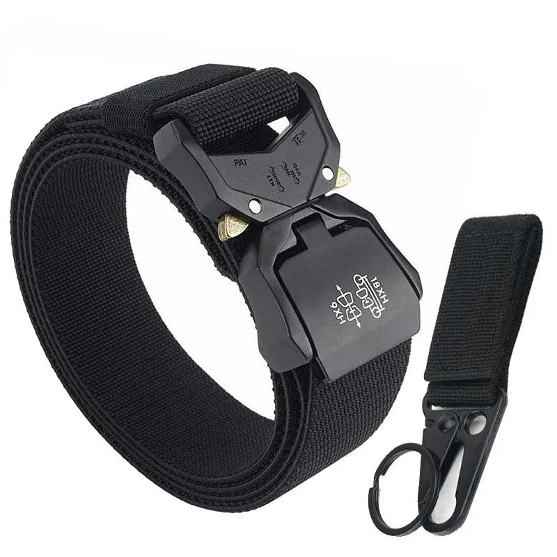 VATLTY 140cm Elastic Belt For Men Strong Nylon Tactical Belt