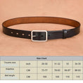 Load image into Gallery viewer, VATLTY 95cm-115cm Women's Leather Belt 33mm Natural Cowhide
