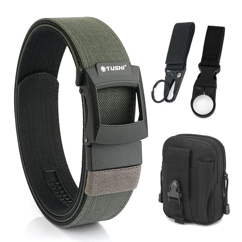 VATLTY Work Tool Belt for Men Tight Nylon Metal Automatic Buckle