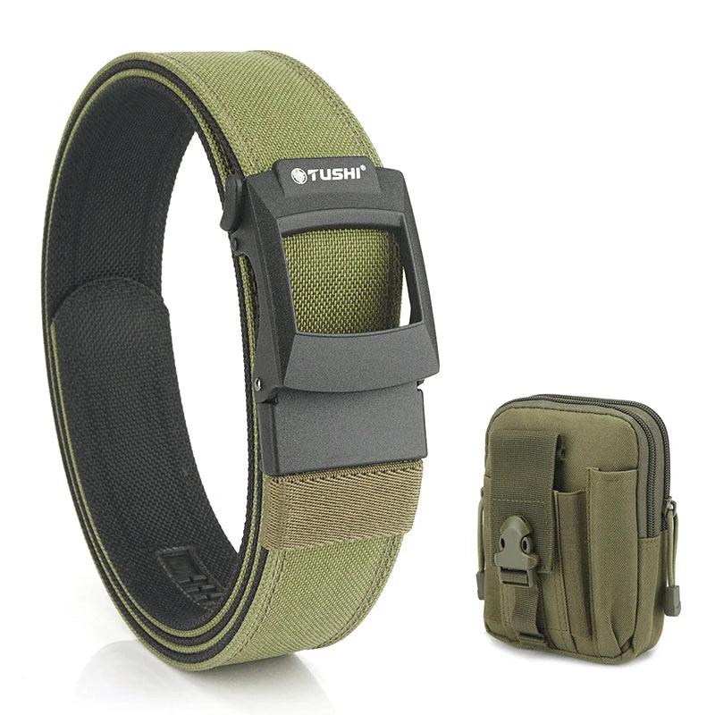 VATLTY Work Tool Belt for Men Tight Nylon Metal Automatic Buckle