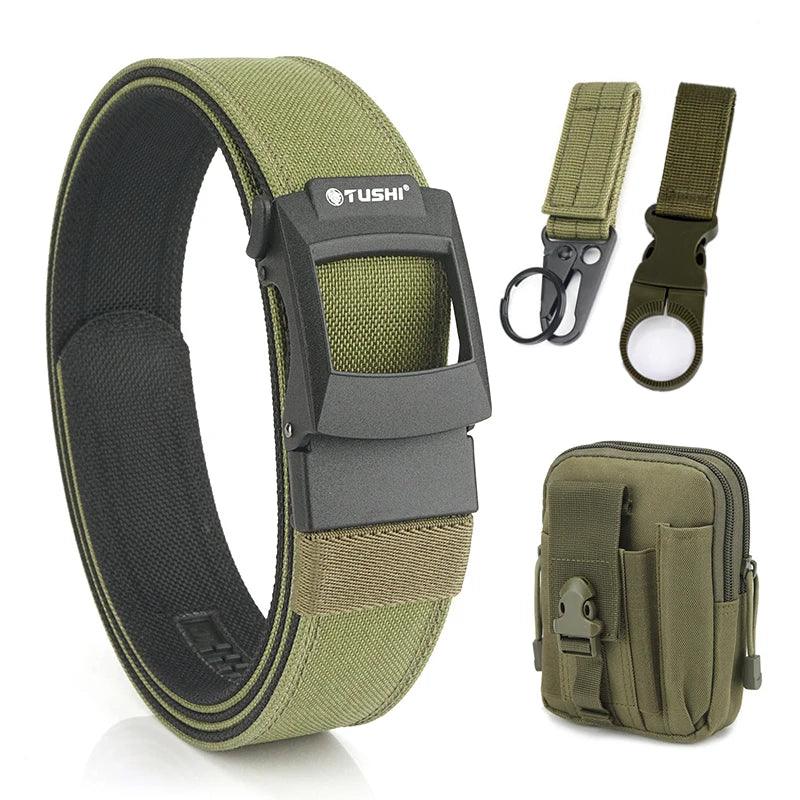 VATLTY Work Tool Belt for Men Tight Nylon Metal Automatic Buckle