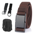 Load image into Gallery viewer, VATLTY 3.4cm Elastic Casual Belt for Men Metal Magnetic Buckle
