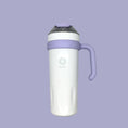 Load image into Gallery viewer, FEIJIAN Tumbler 40oz Insulated Thermal Coffee Cup with Handle Straw Lid Stainless Steel
