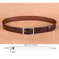 Load image into Gallery viewer, VATLTY 95cm-115cm Women's Leather Belt 33mm Natural Cowhide
