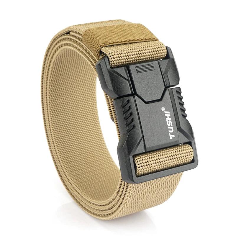 VATLTY New Tactical Outdoor Belt for Men and Women Aluminum Alloy Buckle