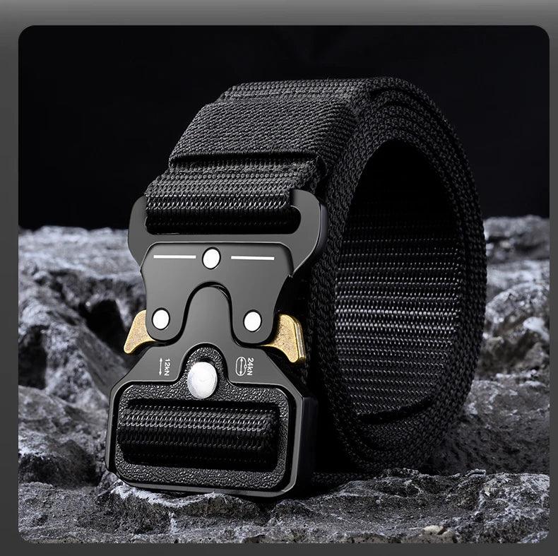 Men's Tactical Multi Function High Quality Marine Corps Canvas Belt