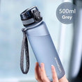 Load image into Gallery viewer, UZSPACE Sports Water Bottle BPA Free 500/1000ml Tritan Frosted Plastic
