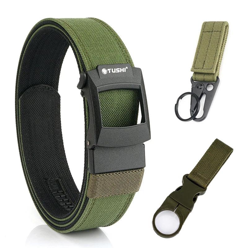 VATLTY Work Tool Belt for Men Tight Nylon Metal Automatic Buckle