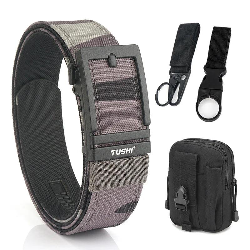 VATLTY New Men's Military Tactical Outdoor Casual Belt Automatic