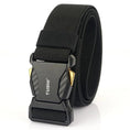 Load image into Gallery viewer, Men's Elastic Belt Alloy Buckle Quick Release Carbon Texture
