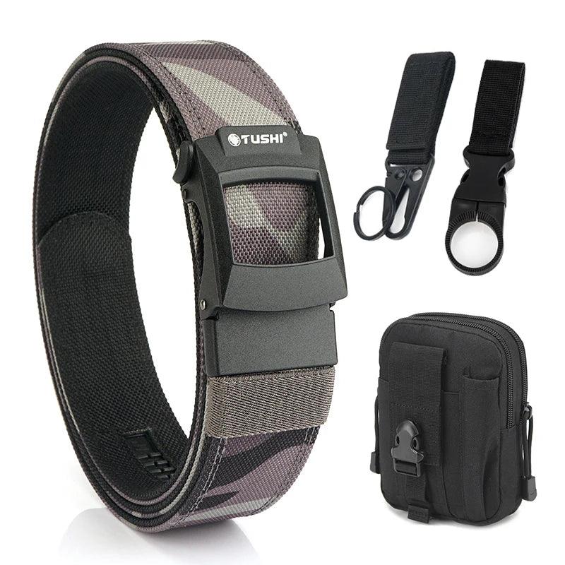 VATLTY Work Tool Belt for Men Tight Nylon Metal Automatic Buckle