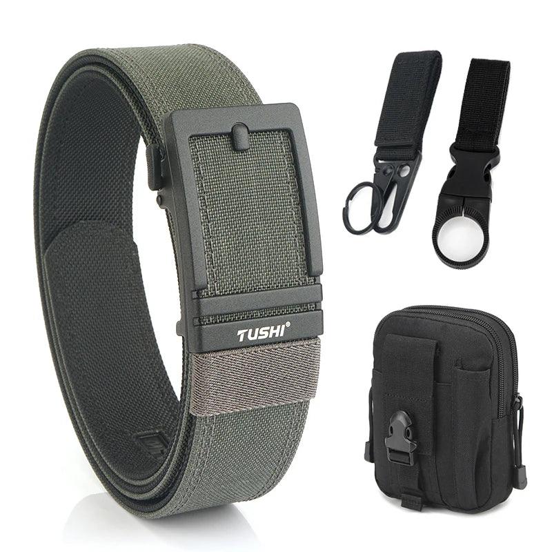 VATLTY New Men's Military Tactical Outdoor Casual Belt Automatic