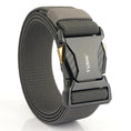 Load image into Gallery viewer, Men's Elastic Belt Alloy Buckle Quick Release Carbon Texture
