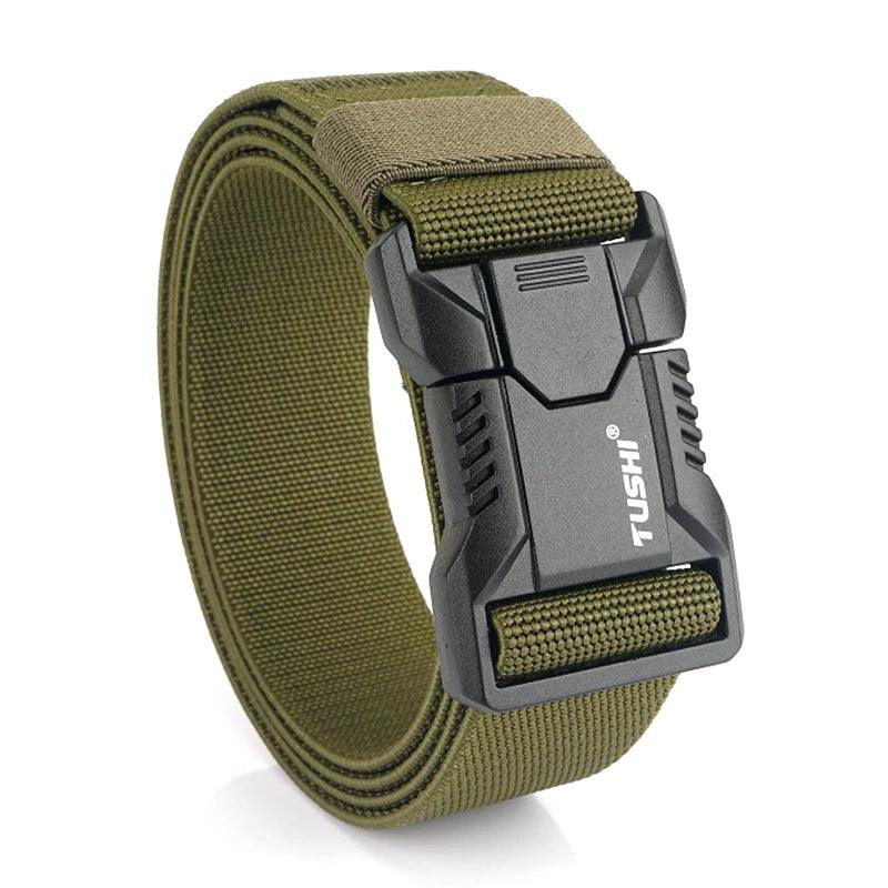 VATLTY New Tactical Outdoor Belt for Men and Women Aluminum Alloy Buckle