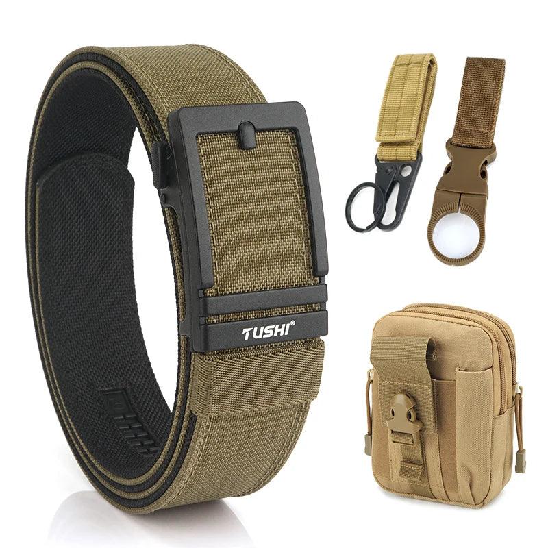 VATLTY New Men's Military Tactical Outdoor Casual Belt Automatic