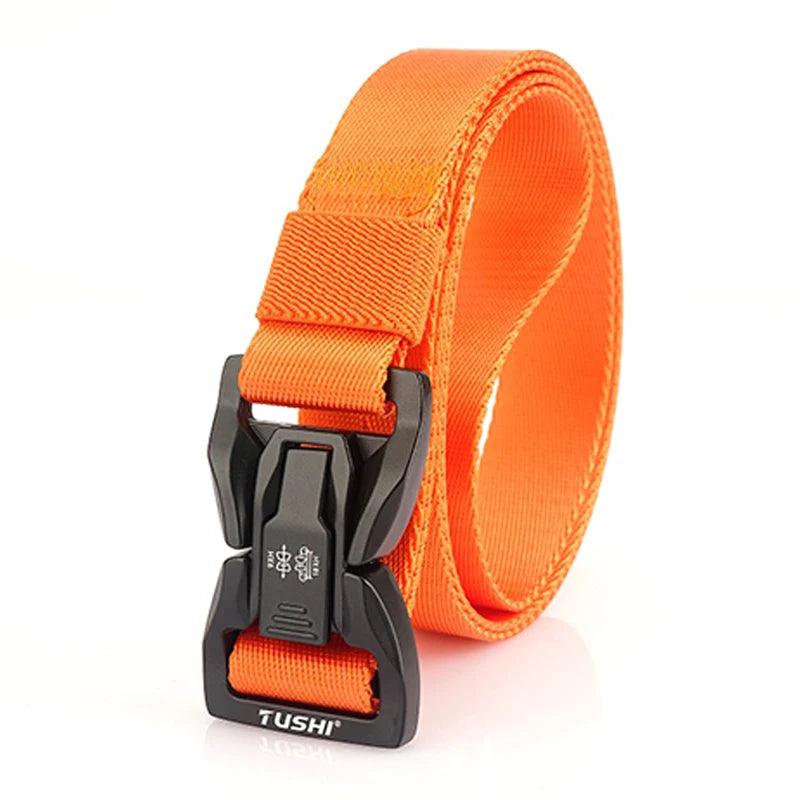 VATLTY New 2.5cm Techwear Hip Hop Nylon Belt Alloy Quick Release Buckle