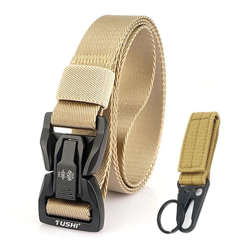 VATLTY New 2.5cm Techwear Hip Hop Nylon Belt Alloy Quick Release Buckle