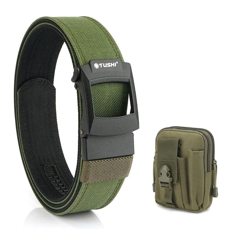 VATLTY Work Tool Belt for Men Tight Nylon Metal Automatic Buckle