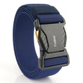 Load image into Gallery viewer, Men's Elastic Belt Alloy Buckle Quick Release Carbon Texture
