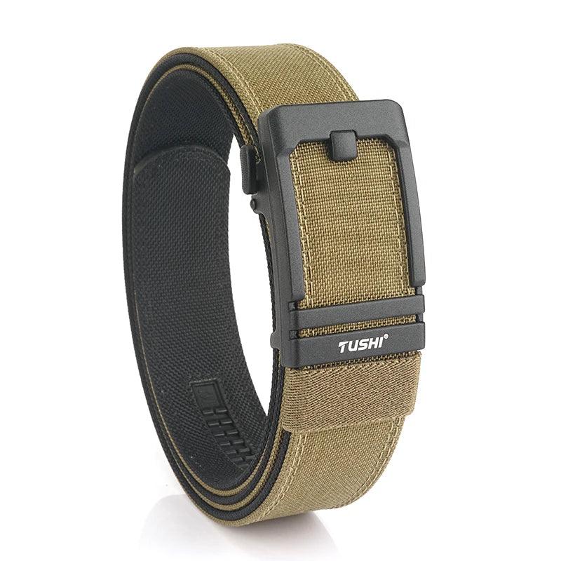 VATLTY New Tactical Pistol Airsoft Belt for Men Metal Automatic Buckle