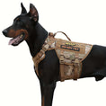 Load image into Gallery viewer, Tactical Pet Walking Vest - No Pull Dog Harness for Hiking Training - Adjustable Metal Clips, Breathable, Reflective
