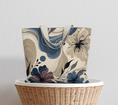 Load image into Gallery viewer, Modern Flowers Large Tote bag
