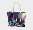 Load image into Gallery viewer, Navy-purple Large Tote bag
