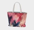 Load image into Gallery viewer, Navy-pink Large Tote bag
