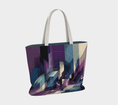 Load image into Gallery viewer, Navy-purple Large Tote bag
