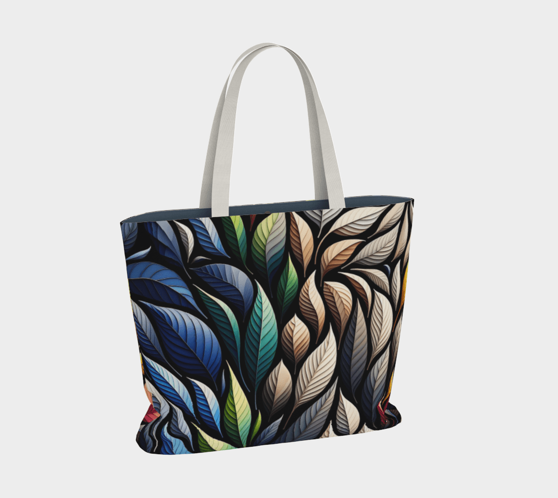 Leafs Large Tote Bag