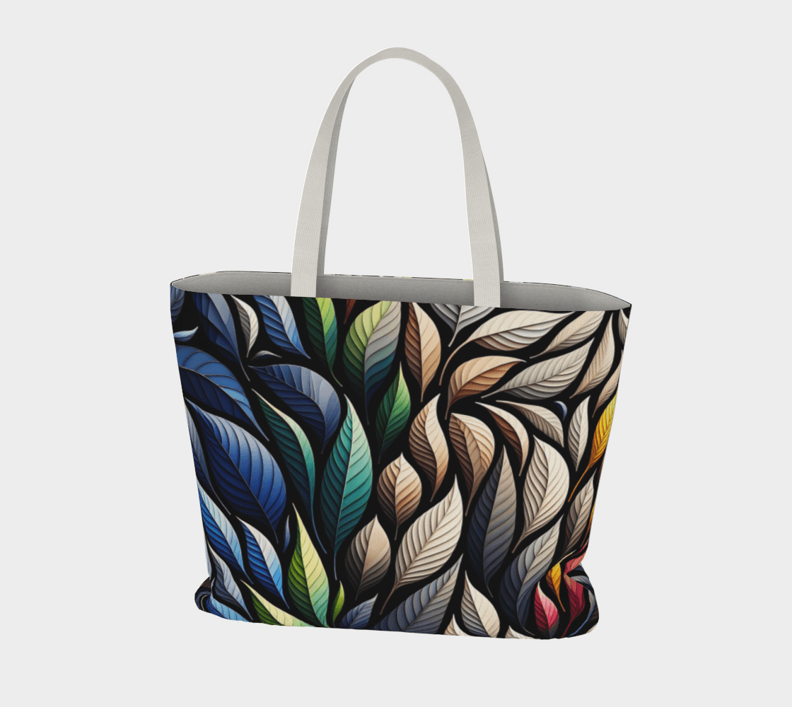 Leafs Large Tote Bag