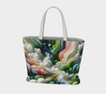 Load image into Gallery viewer, Green-pink Large Tote bag
